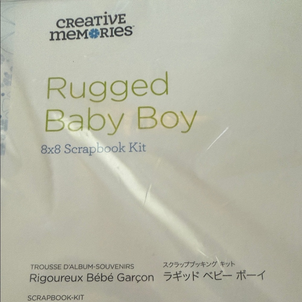 Creative Memories Rugged Baby Boy 8x8 Kit
